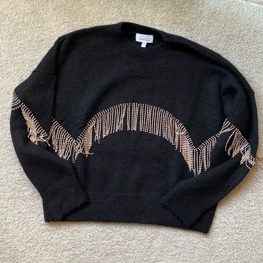& Other Stories crystal fringe sweater-Breathtaking!!!!